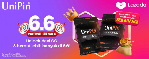 Unlock Deal GG dan Hemat Lebih Banyak di 6.6 🎉